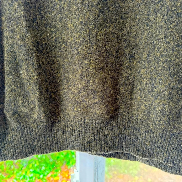 Jan Paulsen vintage “Life” men’s Lambs Wool XL crew neck polo sweater w/3 button - Picture 5 of 8